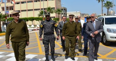 مدير أمن البحيرة يتفقد المواقع الأمنية بالمحافظة