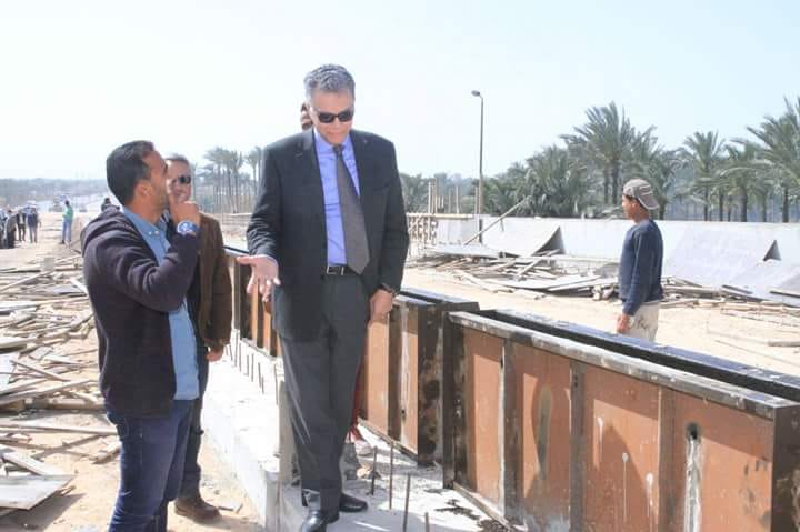 عرفات : الانتهاء من كوبري الشيخ مبارك قبل اعياد شم النسيم