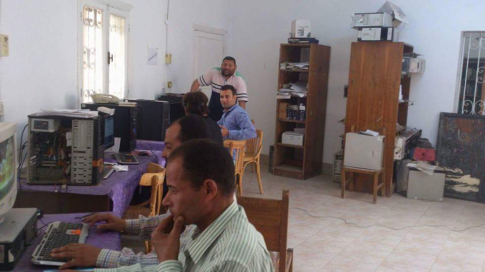 مهارات الحاسب الآلي للعاملين بمكتبه أبوان الثقافية المنيا