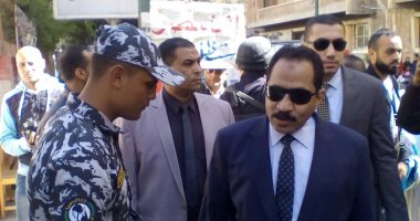 مدير أمن الإسكندرية يتفقد الحراسة الشرطية المكلفة علي تأمين الانتخابات