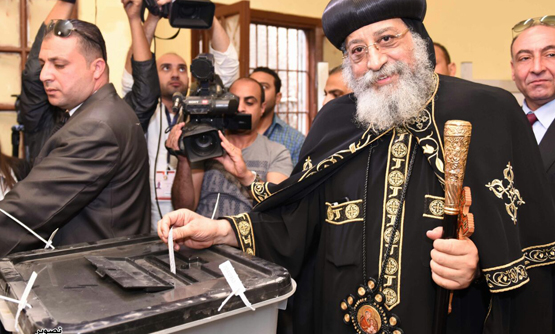 الأقباط المصريين يمثلون نسبة عالية من الإقبال في الانتخابات