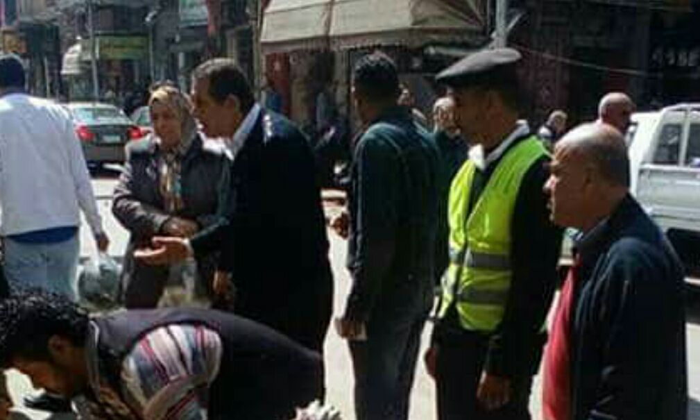 تحرير عدة محاضر فى حملة إزالة بحى الجمرك بالأسكندرية