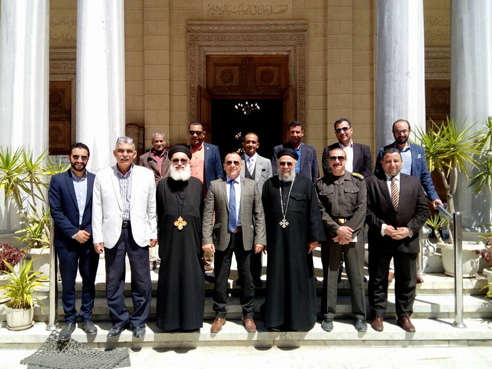 وزيرى يتفقد اعمال تطوير وترميم متحف اليوناني الروماني والمعبد اليهودي.