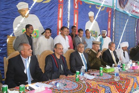الهجان يشهد جلسة صلح القوده بين عائلة العويسات بمحافظة قنا وعائلة آل عصر بمحافظة سوهاج
