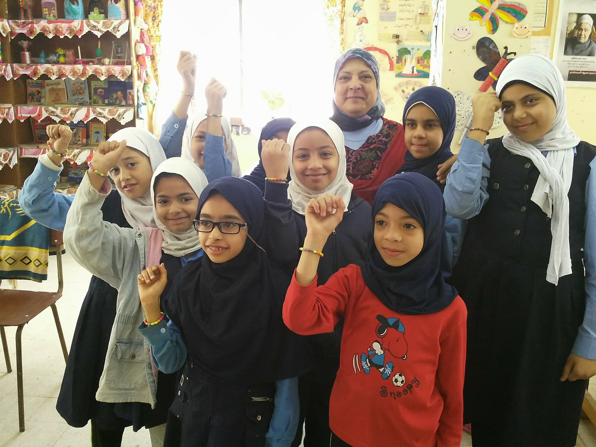 قصر طفل جاردن سيتى ينفذ يوم ثقافى بمدرسة حفيظة الألفى الأزهرية