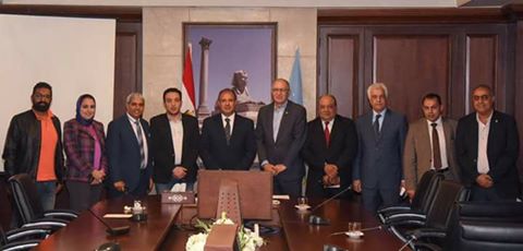 محافظ الاسكندرية يتعهد بأنهاء تسليم ” أرض البطاطين ” لنادى الاوليمبى