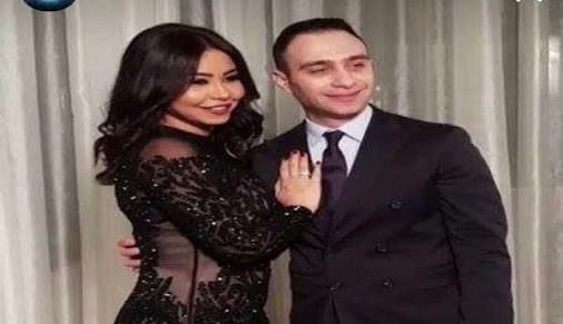 المطربة شيربن والملحن حسام حبيب يحتفلان بالزفاف