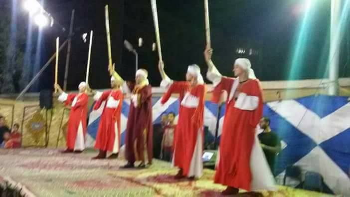 فرقة سوهاج للفنون الشعبية تشارك فى الاحتفال بيوم اليتيم بالكوثر