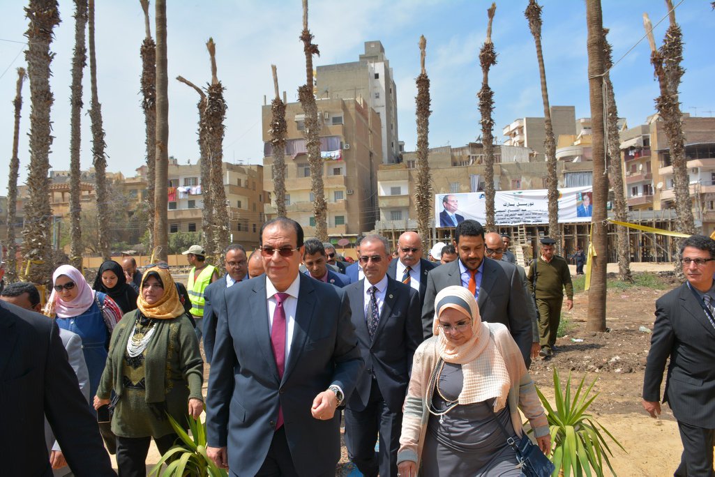 محافظ الدقهلية يشهد أعمال التطوير الجارية بحديقة الحيوان