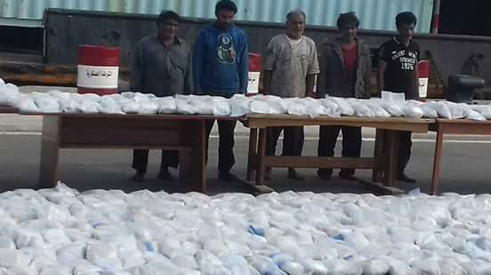 ضبط ”مركب إيرانية” على متنها طن و200 كيلو هيروين فى سفاجا البحر الأحمر.