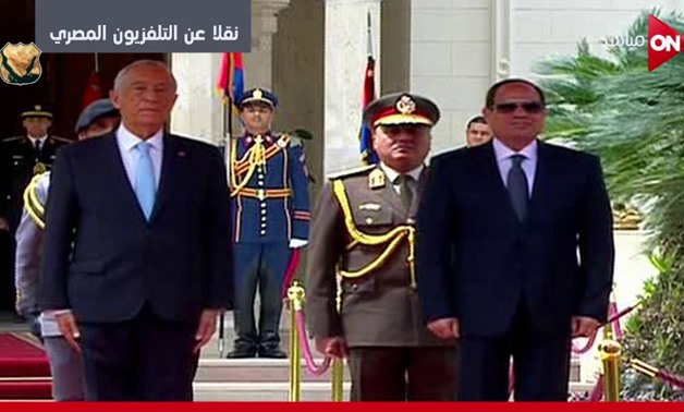السيسي يستقبل نظيره البرتغالي لتدعيم العلاقات