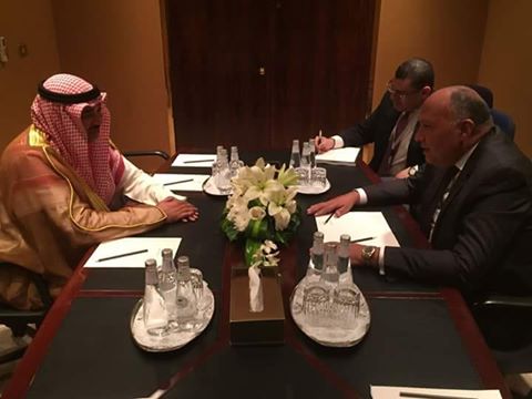 شكري والصباح يبحثان الأوضاع الإقليمية ويعدّان للجنة المشتركة