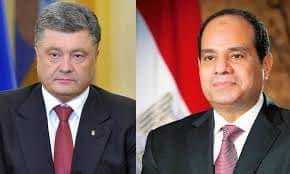 الرئيس الاوكرانى يهنئ السيسى بإعادة انتخابه لفترة رئاسية ثانية 