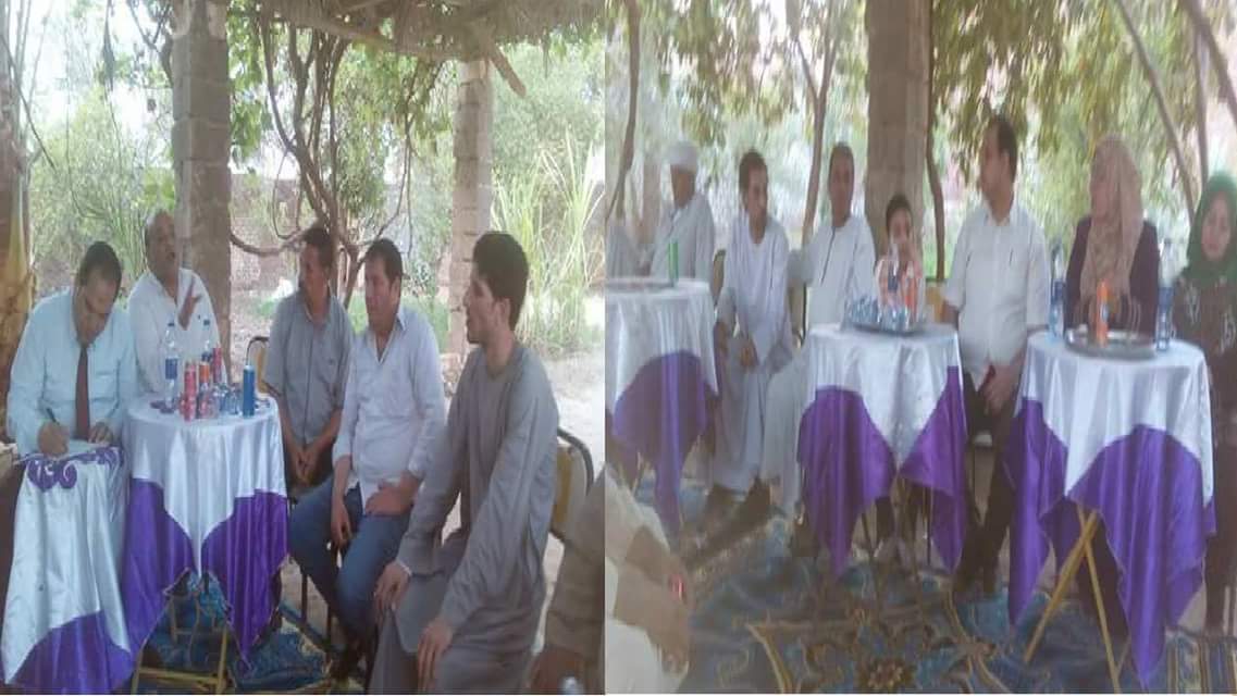 أمين سياسات حماة وطن يناقش مشاكل منشأة طنطاوي بسنورس