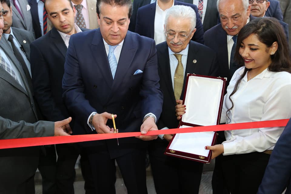وزير التعليم العالي يفتتح أعمال تطوير معهد إعداد القادة بحلوان