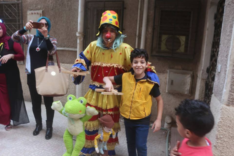 انطلاقة امل تسعد الاطفال فى يوم اليتيم بمكتبة سيدة مبروك