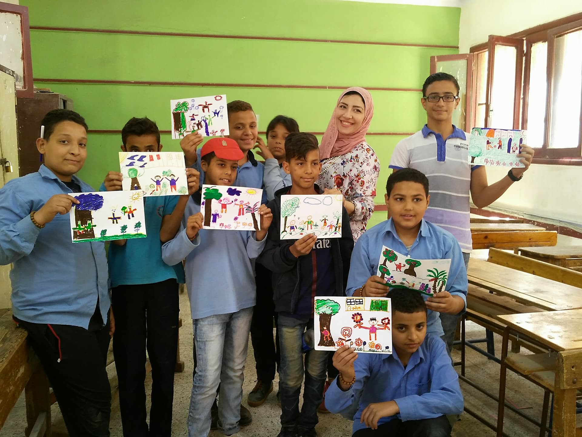 قصر طفل جاردن سيتى ينظم يوم ثقافى بمدرسة جمال عبدالناصر الاعدادية