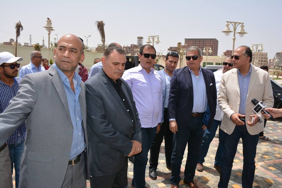 وزير الرياضة يتفقد فرع النادى الإسماعيلي قبل افتتاحه