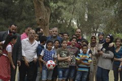 المنظمة المصرية للسلام والأمن الاجتماعى والتنمية يحتفل بأيتام الجيزة