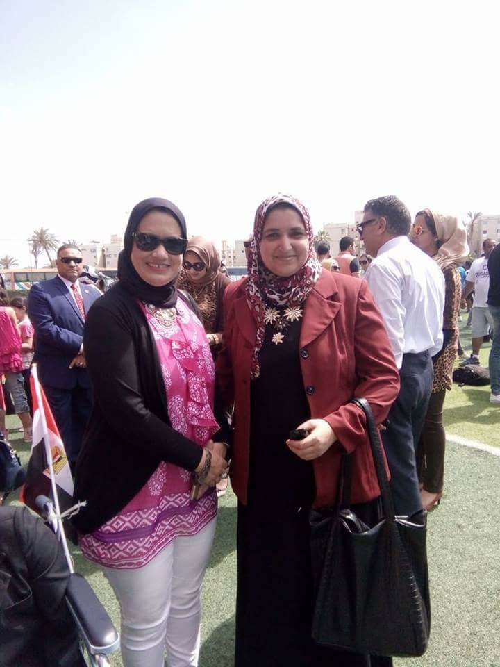 نادية فتحى مدير ادارة العجمى تتالق على مستوي الجمهورية 