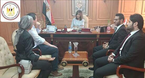وزيرة الهجرة تلتقي رئيس ”منتدى القادة الشباب بإسبانيا” وشباب ”تحيا مصر”