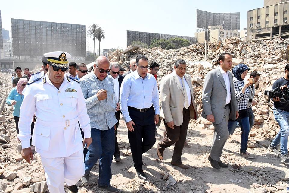 وزير الإسكان يتفقد منطقة مثلث ماسبيرو بعد الإخلاء والهدم والاستعداد لتنفيذ مخطط التطوير