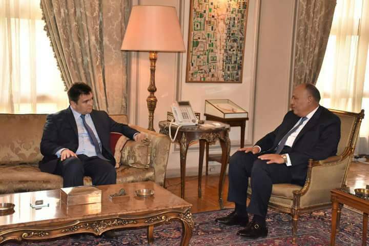 وزير الخارجية يستقبل وزير خارجية أوكرانيا