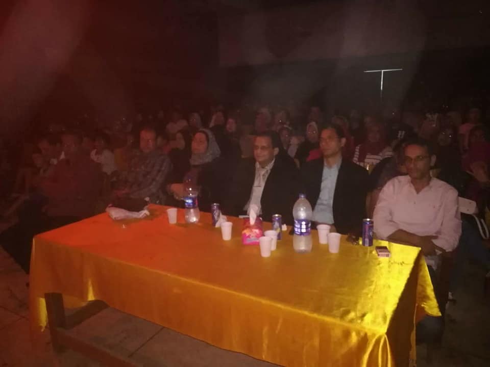 خاطر وسمير يحضران عروض شرائح المسرح بفاقوس وأبو كبير