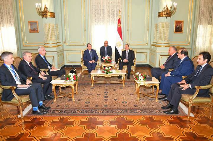 السيسى يستقبل ”نيكوس أنستاسيادس“ رئيس جمهورية قبرص