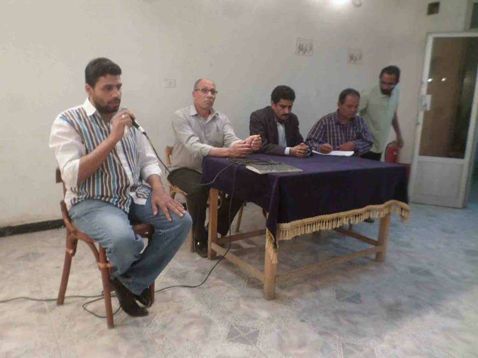 امسية شعرية لشعراء وأدباء نادي أدب الخارجة ثقافة الوادى الجديد