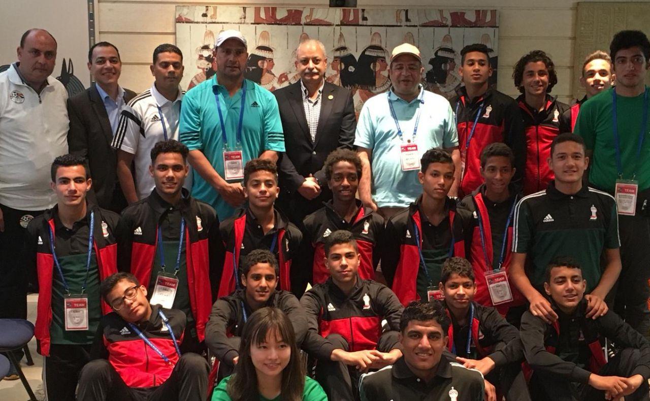 سفير مصر في اليابان يحتفي بفوز منتخب القاهرة لكرة القدم بالمركز الثالث في بطولة طوكيو تحت 14 سنة