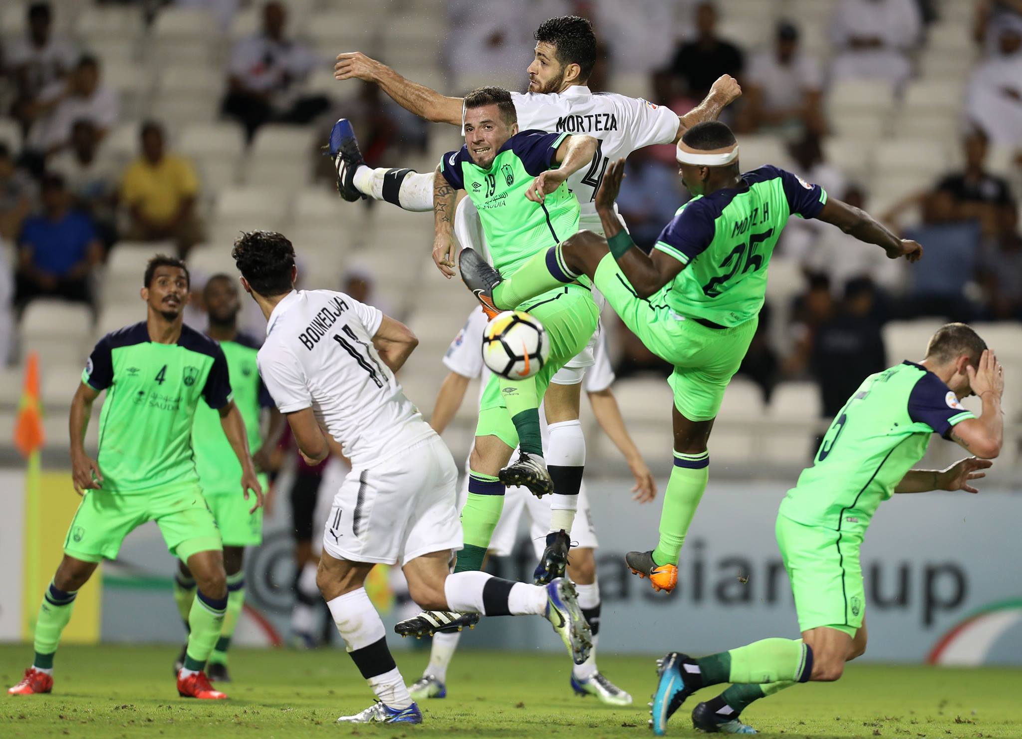 دوري ابطال اسيا يشهد فوزان بشق النفس للجزيرة والسد