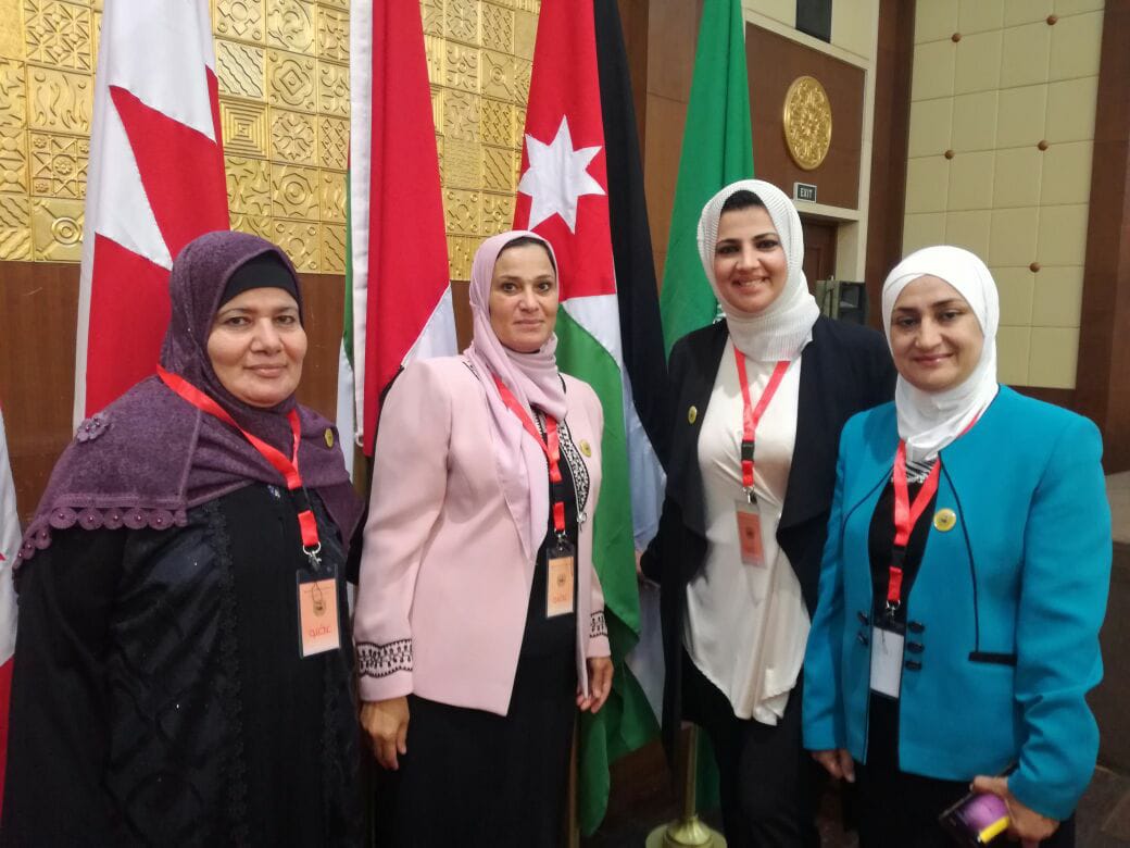 الجلسة الافتتاحية للإجتماع التكميلي لاتحاد قيادات المرأة العربية