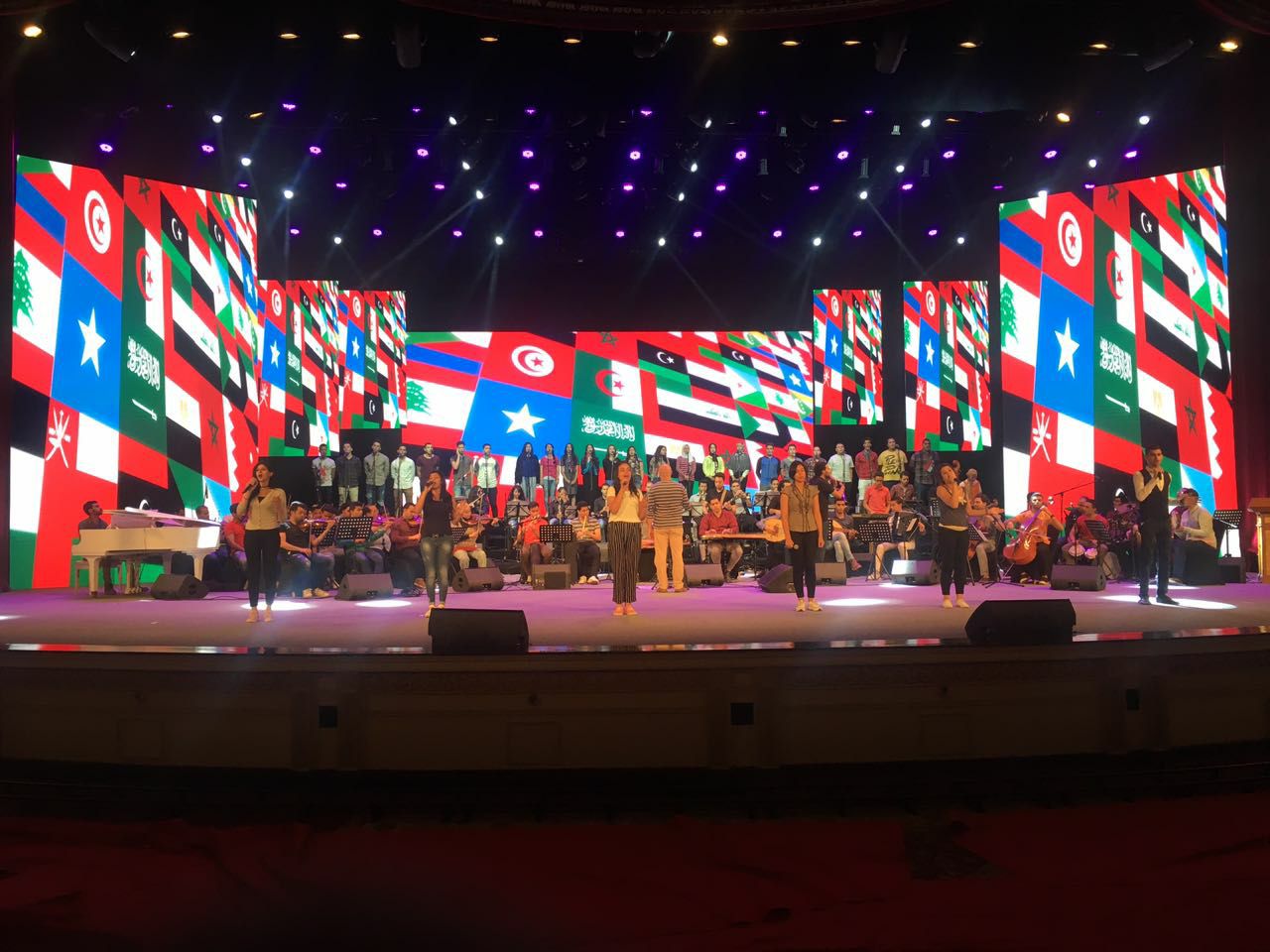 انطلاق فعاليات حفل القاهرة عاصمة الشباب العربي