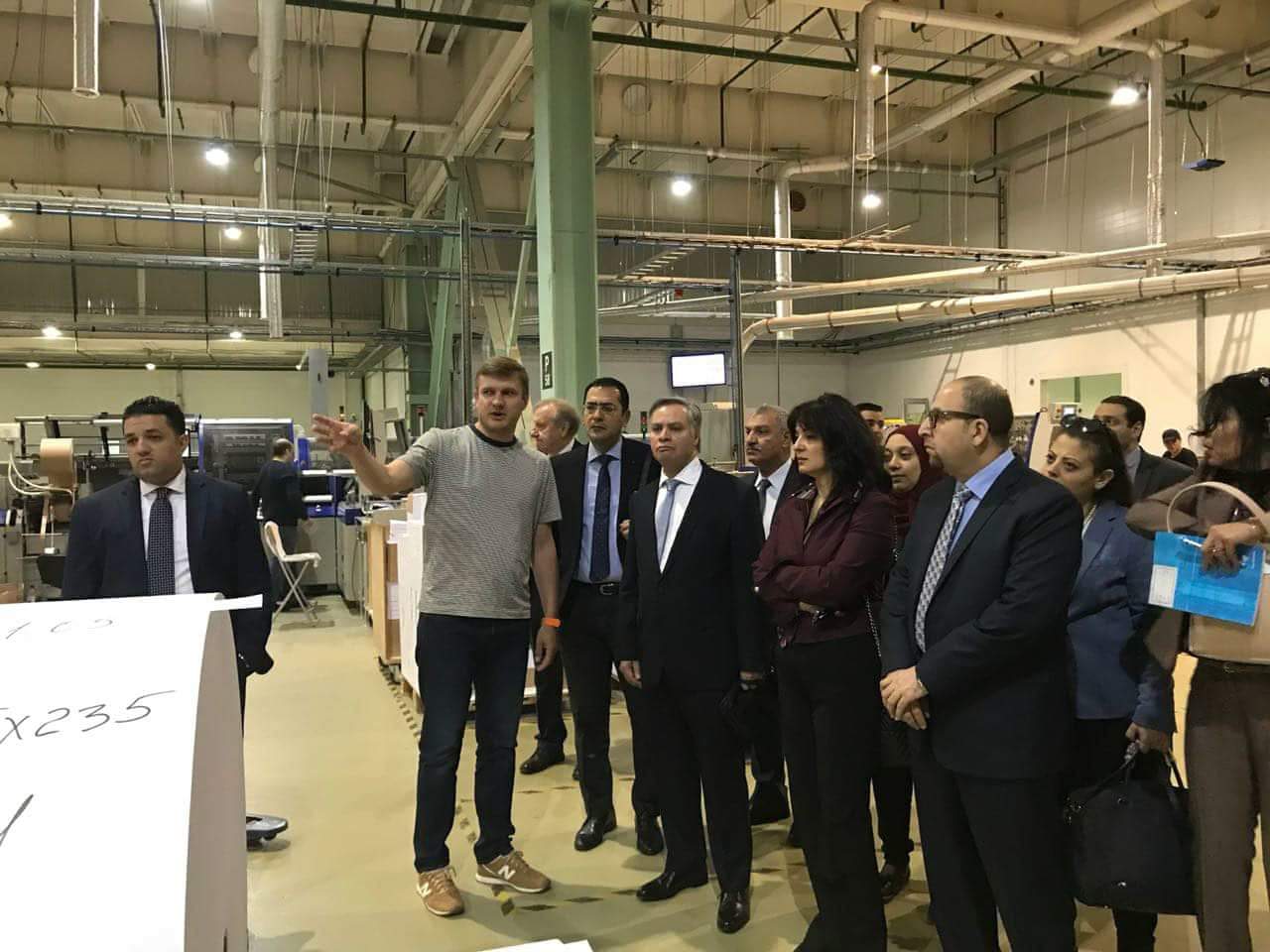 الوفد المصرى يزور شركة تكنوبولس المطور الصناعى للمنطقة الصناعية الروسية فى مصر