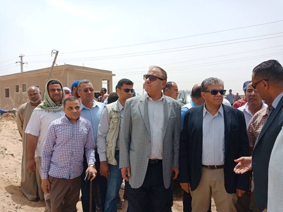وزير التنمية المحلية يتفقد المدفن الصحى بكفر دواد بمدينة السادات