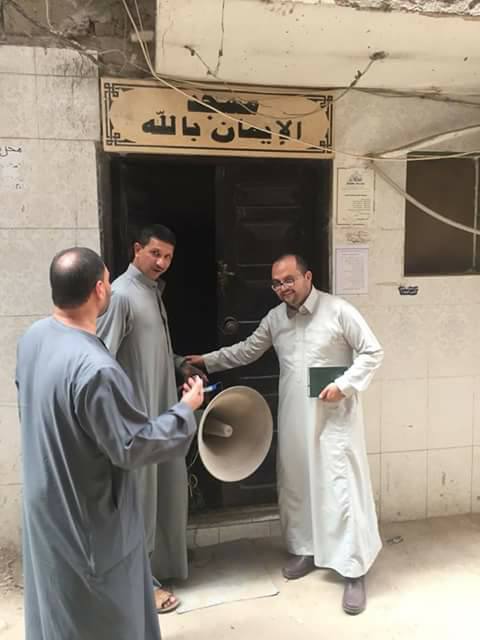 إزالة مكبرات الصوت بعدد من المساجد ورفع صناديق لجمع التبرعات