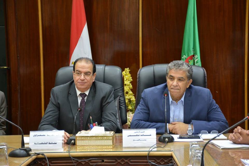محافظ الدقهلية : تركيب جهاز آخر لقياس الانبعاثات بمصنع سماد طلخا للمتابعة المستمرة