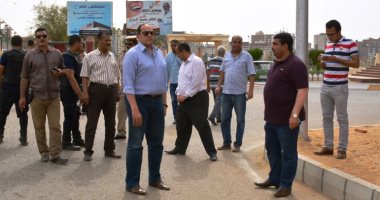 محافظ سوهاج يتابع موقف أعمال تطوير الاستاد الرياضى