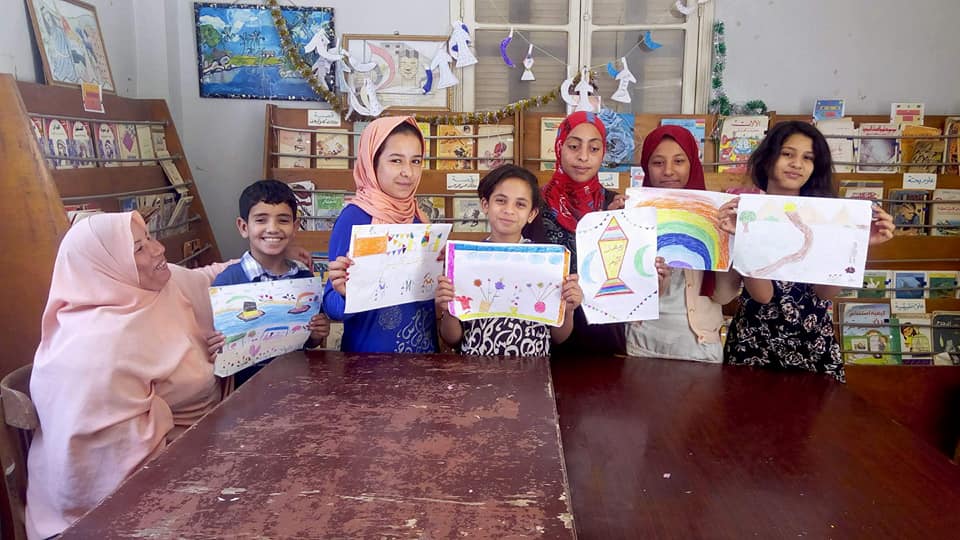 ورش فنية ومسابقات في رمضان بثقافة شنبارة الميمونه