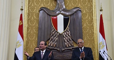 الرئيس السيسى فى البرلمان بعد 3 سنوات من زيارته الأولى