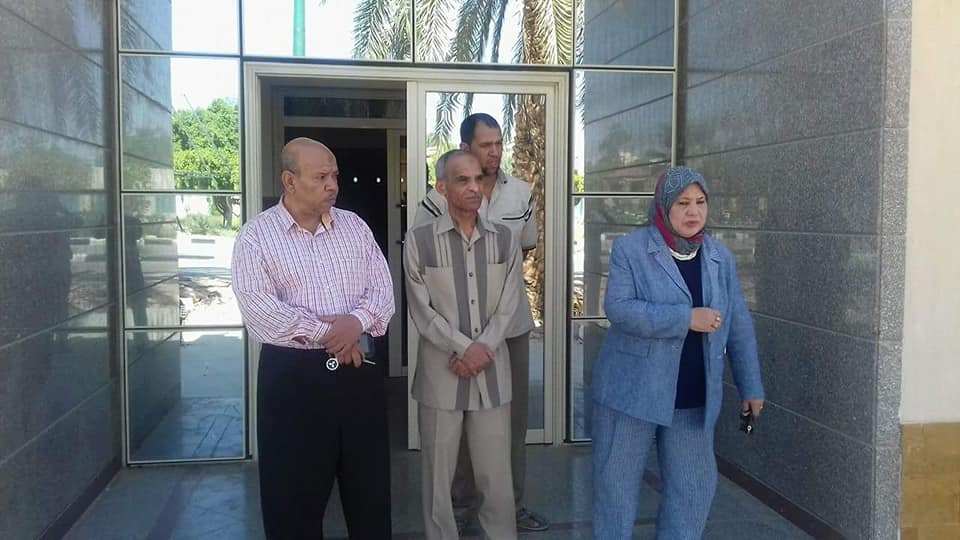 بالصور .. أبو النجا تتفقد أعمال تطوير مسرح «هيبس» بالوادي الجديد