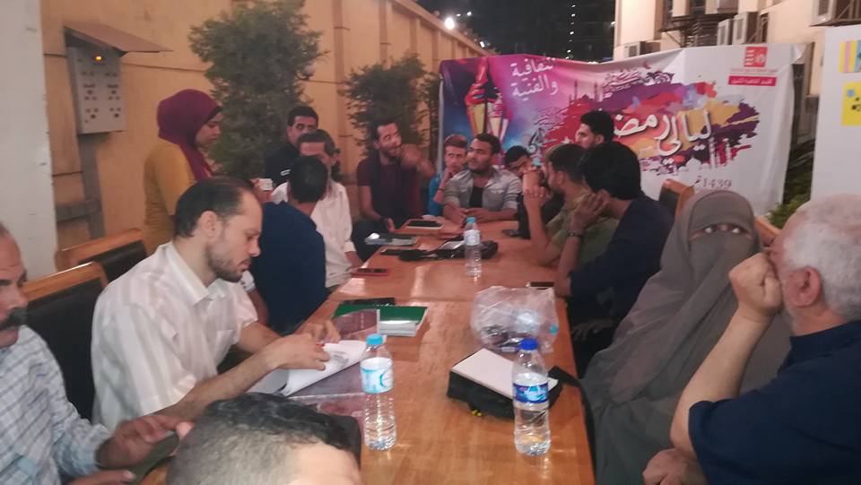 المقهى الثقافى يتلألأ فى ختام احتفالات القناطر الخيرية بليالى رمضان