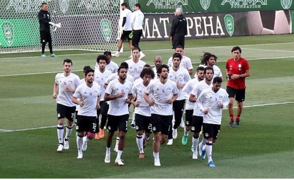 الحساب الرسمي للمنتخب عبر صفحته الرسمية تويتر يعلن تدريباته بروسيا