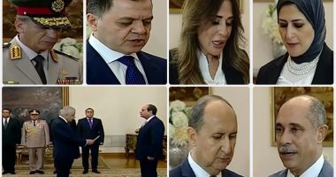 التشكيل الجديد بالاسماء لحكومة المهندس مصطفى مدبولى