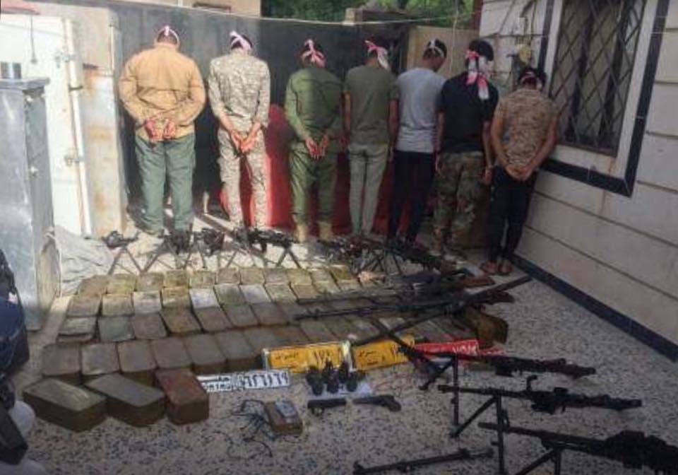 الشرطة العراقية تستهدف تمركزات العناصر الارهابية بذي قار