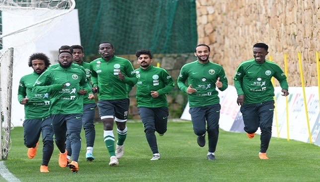 المنتخب السعودي يواصل تدريباته استعدادا لمباراة أورجواي