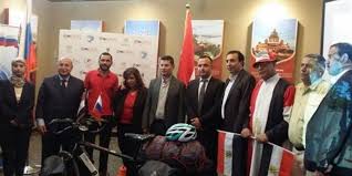 السفارة المصرية لدي موسكو تستقبل صاحب مبادرة المونديال بالبدال