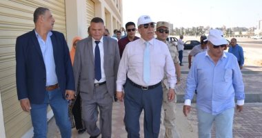 محافظ الإسماعيلية في جولة تفقدية لمشروع المحور المروري الجديد