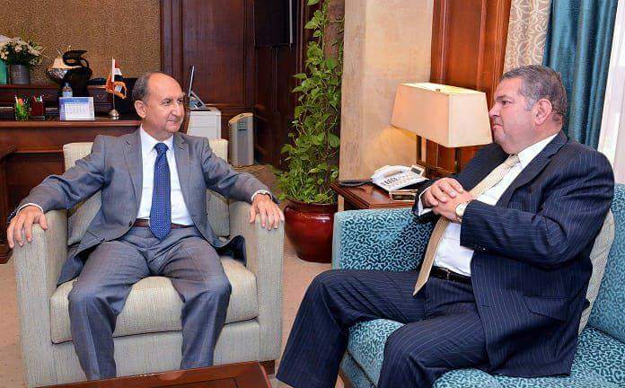 وزيرا التجارة وقطاع الأعمال العام يبحثان تعزيز التعاون المشترك بين الوزارتين